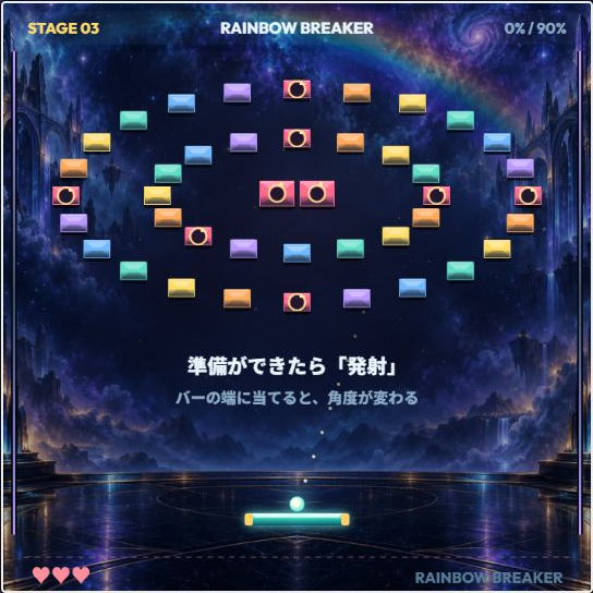 ステージ03:二重リングのブロック配置